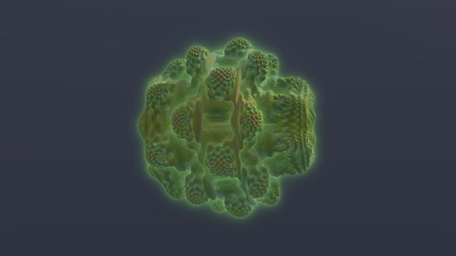 Mandelbulb March rendered result
